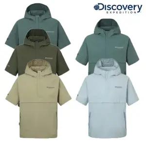 [롯데백화점]디스커버리익스페디션 남여 공용 프레시벤트 폴튼 트레이닝 반팔 아노락 DXTR7E053