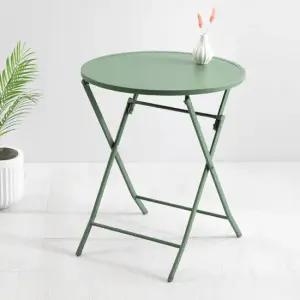피파 600 원형 접이식 테이블 야외 철재 간이 카페
