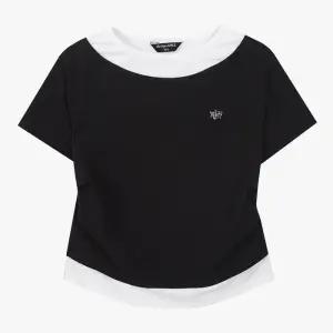 [더데이걸]힙해 레이어드 반팔티셔츠 TGRA26310 [모다아울렛 남양주점]_GN