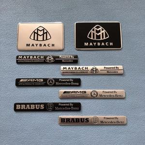메르세데스 벤츠 호환 AMG 브라부스 마이바흐 스마트 W204 GLC CLA GLK W108 W140용 자동차 엠블럼 스티커