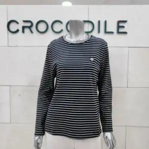 [크로커다일레이디]코튼 선염 스트라이프 티셔츠 CLFS02-BK_BP