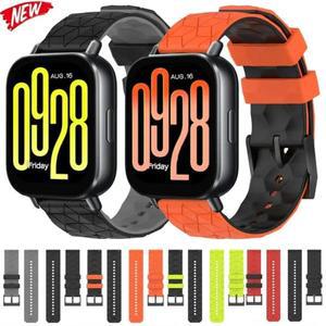 20mm 소프트 스포츠 실리콘 스트랩 레드미 워치 5 액티브 라이트 시계줄 축구 패턴 밴드 삼성 갤럭시 7 6 4