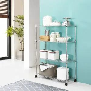 선반 인테리어 앵글 렉 랙 메탈 이동식 철제수납 조립식 4단 베란다창고 900 진열대철재