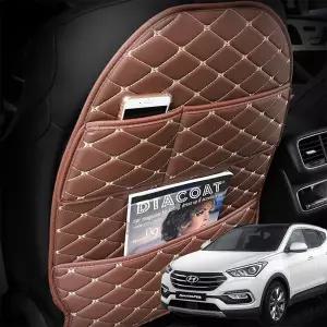 싼타페DM Q2S8R5C1 뒷좌석 보호매트 킥커버 매트