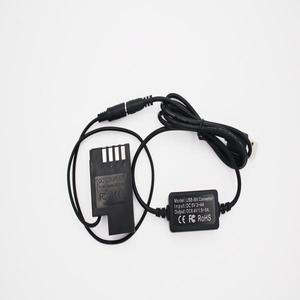 USB 컨버터 및 DMW-DCC12 DC 커플러 DMW-BLF19 더미 배터리, 파나소닉 호환 루믹스 GH5 G9 DMC-GH4 GH3 DSL