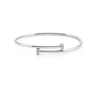 [로이드](김해점)[실버 925] 에센셜 페기 크로스 뱅글 LLBS26106S