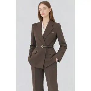 [LINE](신세계 사우스시티)[라인어디션] (N755) 무스모카 벨티드 자켓 (NWJKPJ4000B)