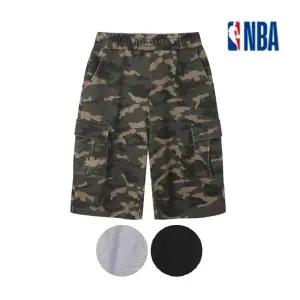 [롯데백화점]엔비에이 남녀공용 반바지 버뮤다 팬츠  와이드 빅사이즈 트레이닝 카고 (N020PT262P)