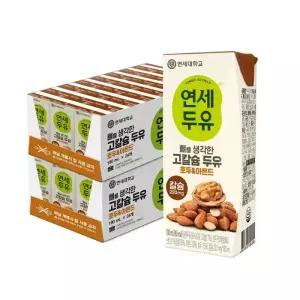 연세 뼈를 생각한 고칼슘 두유 호두&아몬드 190mlx48