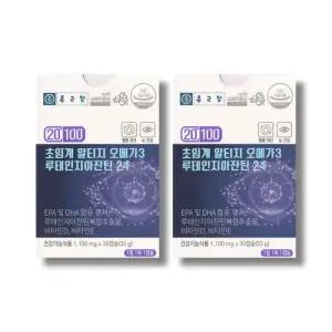 종근당 20100 초임계 알티지 오메가3 루테인지아잔틴 24 1100mg 30 캡슐 2박스 /wb
