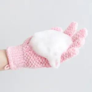 때밀이 장갑 샤워 목욕 장갑형 타올 타월 풍성 거품 메쉬 저자극 각질제거 손목 밴딩