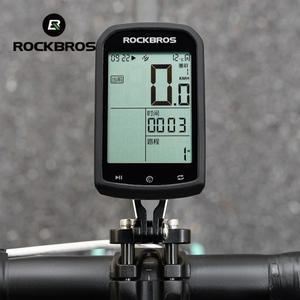 호환 ROCKBROS 자전거 컴퓨터 브래킷 전면 라이트 램프용 알루미늄 합금 확장 홀더 Wahoo Bryton Garmin