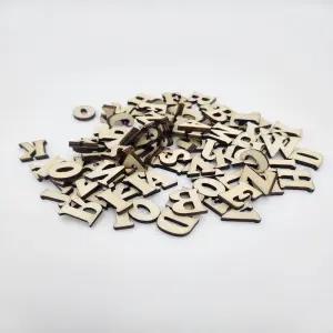 목재 알파벳 숫자 조각 장식소품 디아이와이 패턴세트