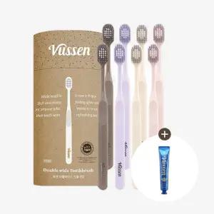 오스템 공식 뷰센 더블 와이드 칫솔 8P (파스텔 에디션)