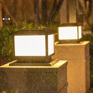 야외 대문 조명 태양광 울타리 정원 난간 펜스