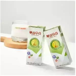 부산우유 멸균우유 흰우유 200ml, 24개