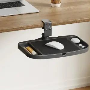마우스 회전 거치대 받침대 홀더 테이블 집게형 수납 선반 [BEF58649]