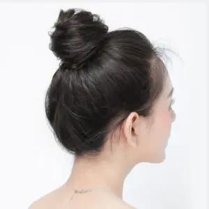 곱창 헤어 한복 가발 똥 당고 머리 승무원 혼주 면접 끈 올림 볼륨 가채 묵음 붙임 덧가발 붙임머리