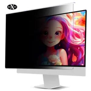 티앤아이 국내제조 X-BONY 모니터 거치식 사생활보호 블루라이트차단 필름 27인치