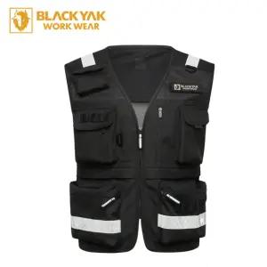 조끼 블랙야크 S-프리미엄 라이더베스트 메쉬 통풍 반사띠 펜꽂이 멀티포켓 오토바이 배달 워크웨어