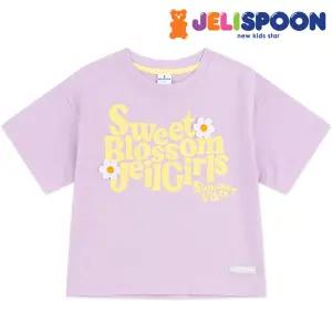 크로셰플라워레터링티셔츠 /아동복