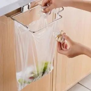 싱크대 문걸이 쓰레기봉투 거치대 비닐봉지 수납 철제 주방 걸이
