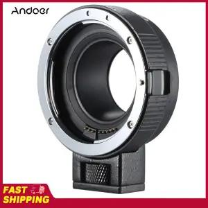 Andoer 마운트 어댑터 EF-EOSM 렌즈 도구캐논 EFEF-S 시리즈 렌즈용 EOS M EF-M M2 M3 M10 카메라 바디 이
