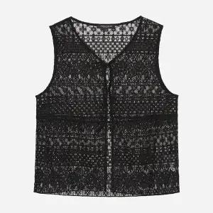 [써스데이아일랜드](타임스퀘어점패션관)오픈형 레이스 베스트 (T256MVT176W)