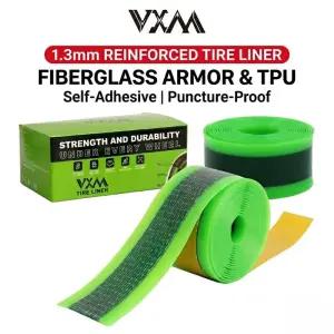 자기 접착식 자전거 타이어 라이너 TPU 유리섬유 펑크 방지 보호 스트립 내부 벨트 간편 설치