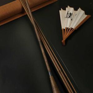 전통 대나무 낚시대 초경량 탄소 하드 조정 낚싯대 내림 카본 민물낚시대 향어 잉어