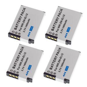 니콘 | 65072 쿨픽스 AW130 P340 용 EN-EL12 배터리,