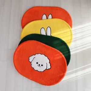 귀여운 미끄럼방지 자수 발매트 1P (4종택1)