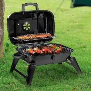 접이식 훈제 BBQ 화로 야외 오븐 바베큐 그릴 화로대