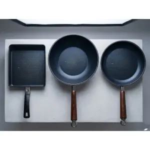 해피콜 그래핀 하이브 IH 프라이팬 세트 3P