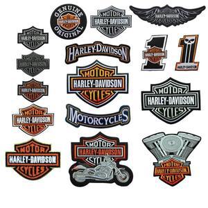 자수 펑크 독수리 패치 암밴드 배낭 배지 의류용 후크 백킹 할리 데이비슨 오토바이 스타일링 키링