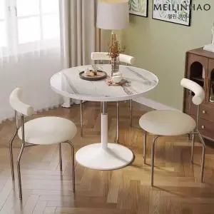 이동식 소형 원탁 원형 바퀴달린 테이블 제품 탁자 60라운드