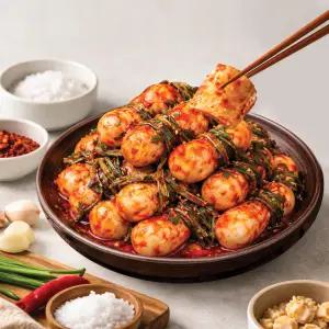 전통식품 국내산 전라도에서 주문 즉시 담는 총각무 알타리 김치 1kg