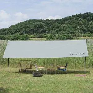 대형 UV 실버코팅 5M 썬쉐이드 방수 타프 그늘막 캠핑pqr010
