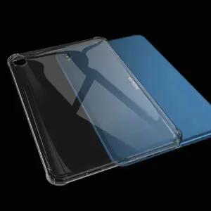 태블릿 키보드 케이스 파우치 거치대 노키아 T21 용 실리콘 TPU T10 8.0 소프트 낙하 방지 투명 T20 10.4