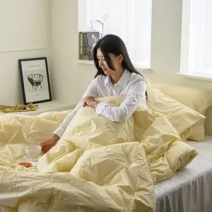 [르헤브] 호텔이다 60수 순면 항균 차렵이불 베개세트 SS