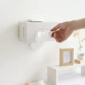 각티슈 비닐랩 공간활용 부착식벽걸이 티슈거치 Fixer 각티슈거치대