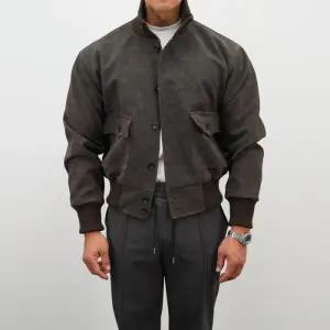 [옷자락]남자 가을 스웨이드 시보리 블루종 머슬핏 겨울 점퍼