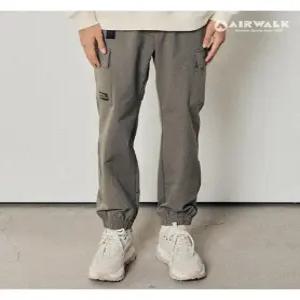 [에어워크주니어]주니어 로고  TAPE D링 장식 조거팬츠