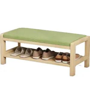 원목 현관의자 스툴 신발정리함 갈아신는 신발보관함