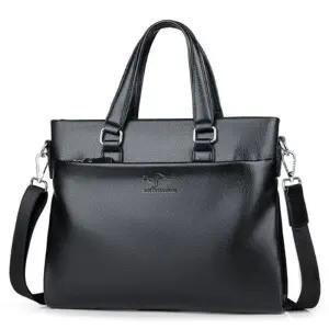 남자 직장인 가죽 토트백 비즈니스 서류 가방