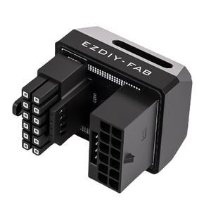 GPU 전원 커넥터  180 도 앵글 어댑터  12 + 4 핀 RTX 3090Ti 4070Ti 4080 4090  hp 호환WR 600W  16