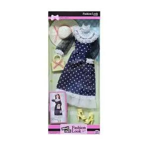 미미인형 MFP073I3 인형 의상 코디 패션스타일 도트원피스