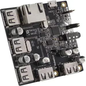 라즈베리 파이 제로 V.3 카메라 커넥터 포함 및 W/2W 블루투스 WiFi 메이커스팟 5포트 스택형 USB 도킹