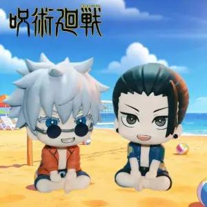 주술회전 고죠 사토루 겐토 쿠로사키 Q 버전 여름옷 피규어 데스크탑