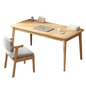 컴퓨터 책상 책장 게이밍 긴 테이블 1인용 원목 학생 사무용 의자 세트 수납형 데스크기구